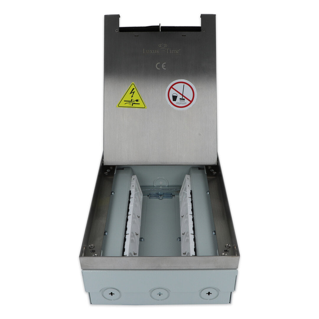 Edelstahl Bodensteckdose Bodentank + Steckdosen + LAN LX-FM-210 - Livolo-Deutschland