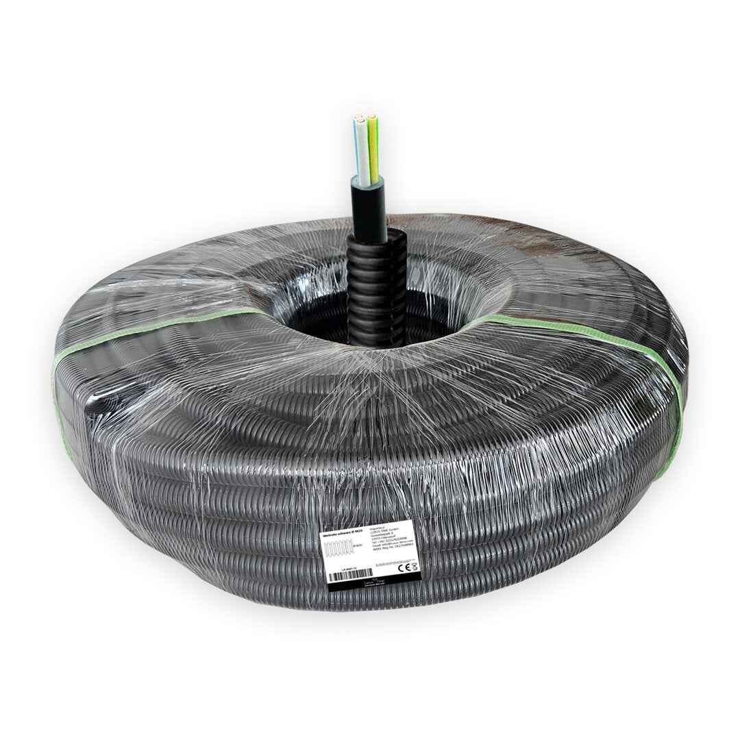 Wellrohr M20 für NYM- und Daten-Kabel