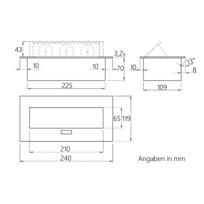 Tischsteckdose m. Steckdose + USB-A/C + LAN FZP517