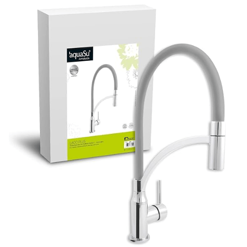 Aqua-Su "Lago Plus" Spültisch-Einhebelmischer mit flexiblem Auslauf - WEIM24
