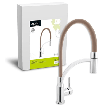 Aqua-Su "Lago Plus" Spültisch-Einhebelmischer mit flexiblem Auslauf - WEIM24