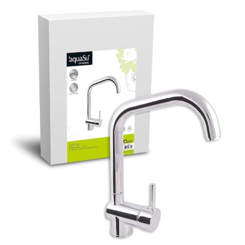 Aqua-Su "Larina" Spültisch-Einhebelmischer (umlegbar, chrom) - WEIM24