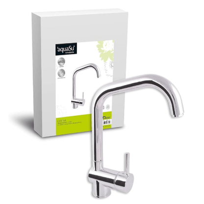 Aqua-Su "Larina" Spültisch-Einhebelmischer (umlegbar, chrom) - WEIM24