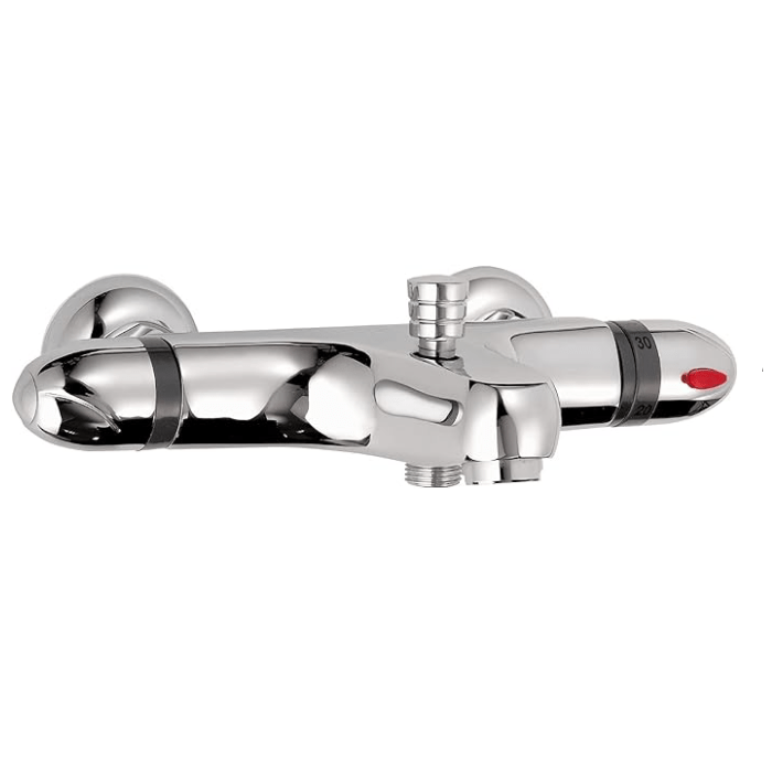 Aqua-Su "Rome" Thermostat-Wannenarmatur (chrom) - WEIM24