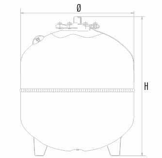 Ausdehnungsgefäß VRV 100 Liter Heizung