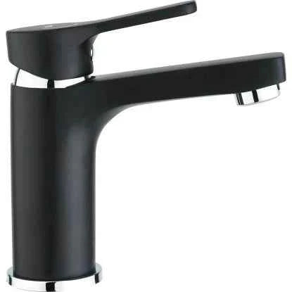 Baliv "WT-5760" Waschtischarmatur mit Pop-Up-Ablaufgarnitur (schwarz/chrom)