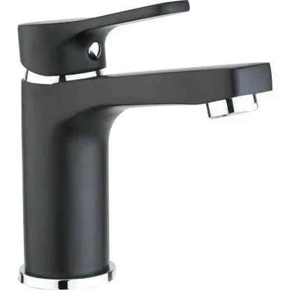 Baliv "WT-5760" Waschtischarmatur mit Pop-Up-Ablaufgarnitur (schwarz/chrom)