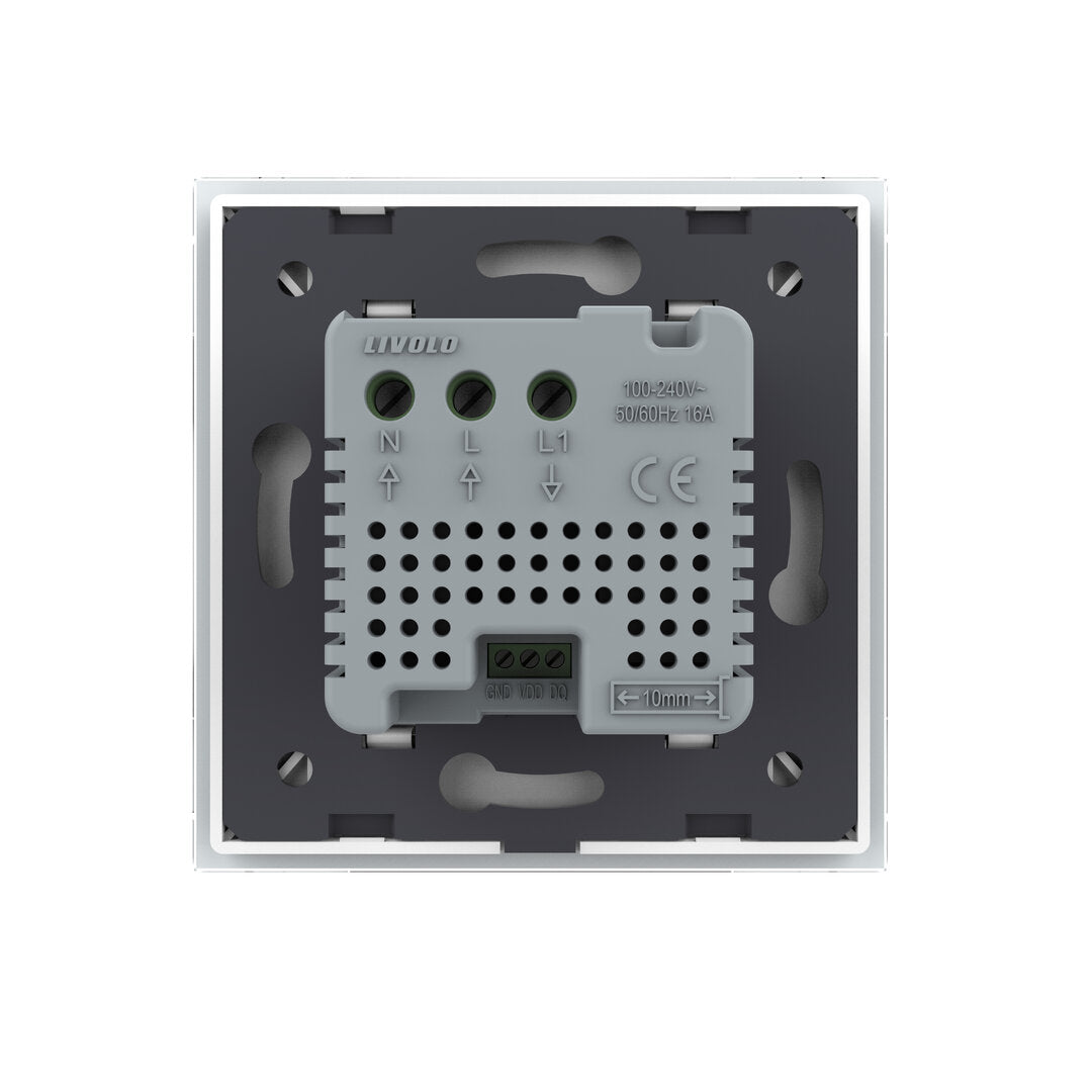 Livolo weißes, smartes Raumthermostat für Fußbodenheizung
