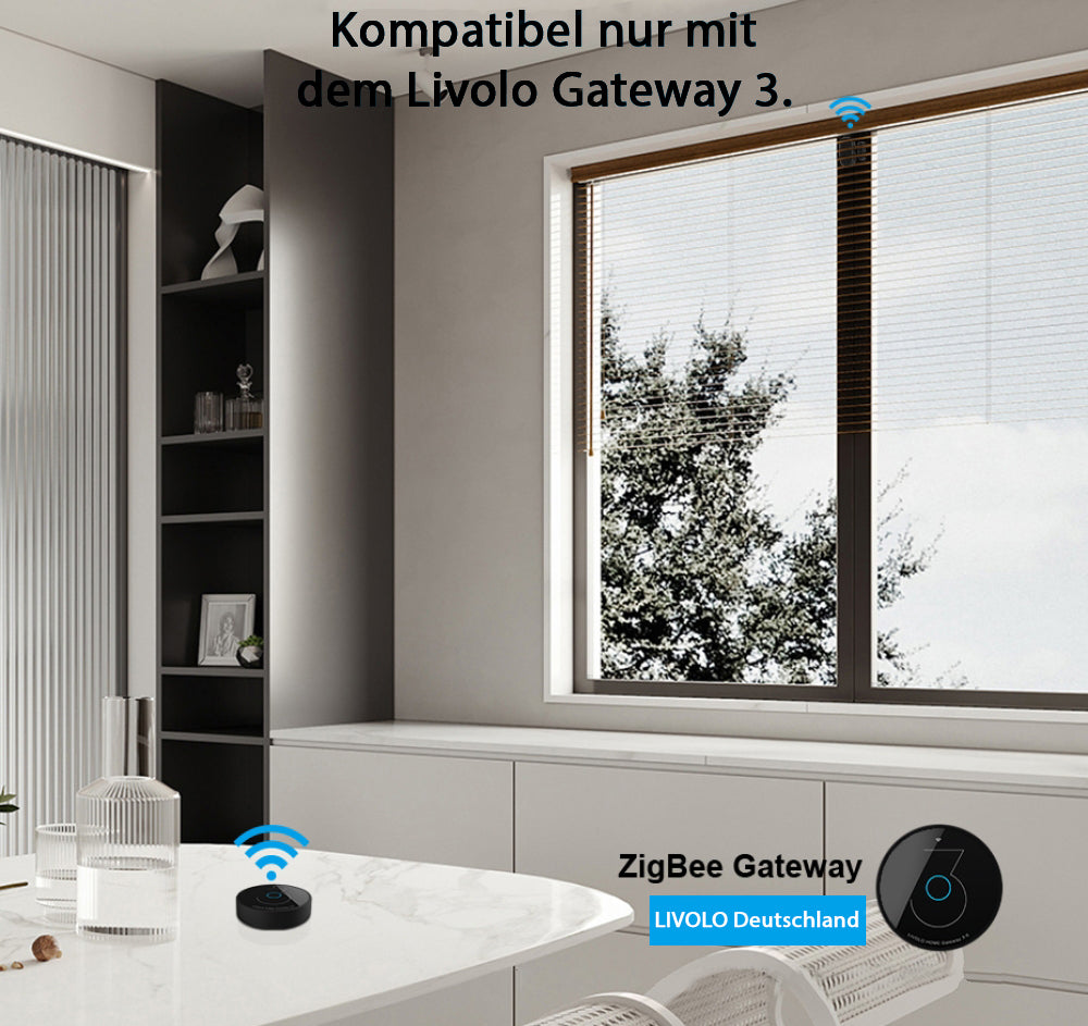 Livolo EC Tür- & Fenster-Sensor in schwarz