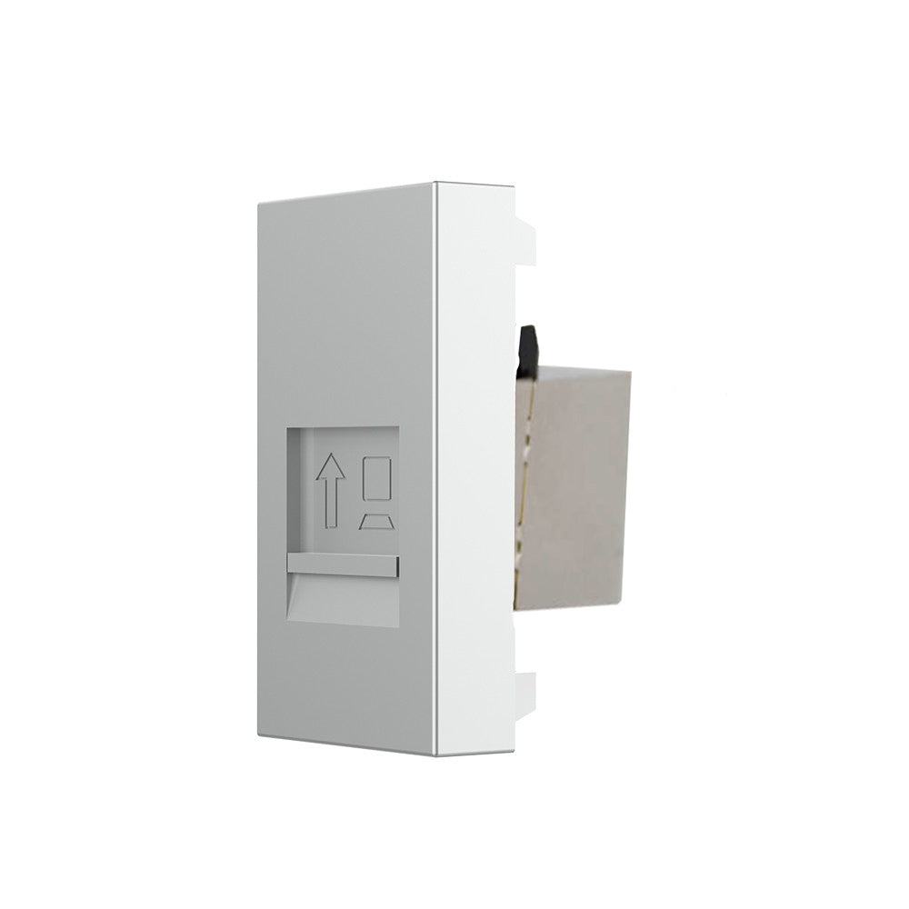 Livolo halbes, graues LAN-Modul CAT6 Durchgang