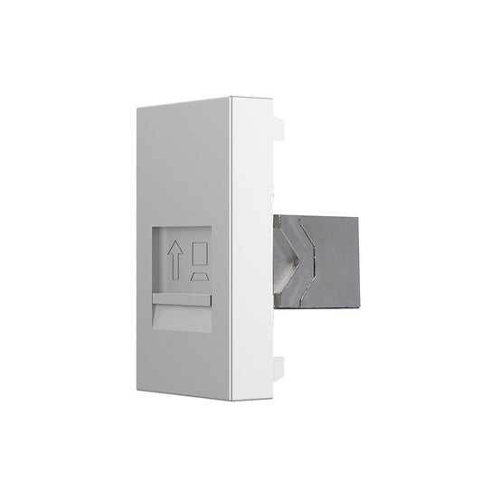 Livolo zweifaches, graues LAN-Modul CAT7 Durchgang
