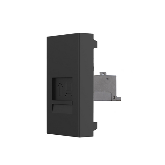 Livolo halbes LAN-Modul CAT7 zum Verdrahten in Schwarz