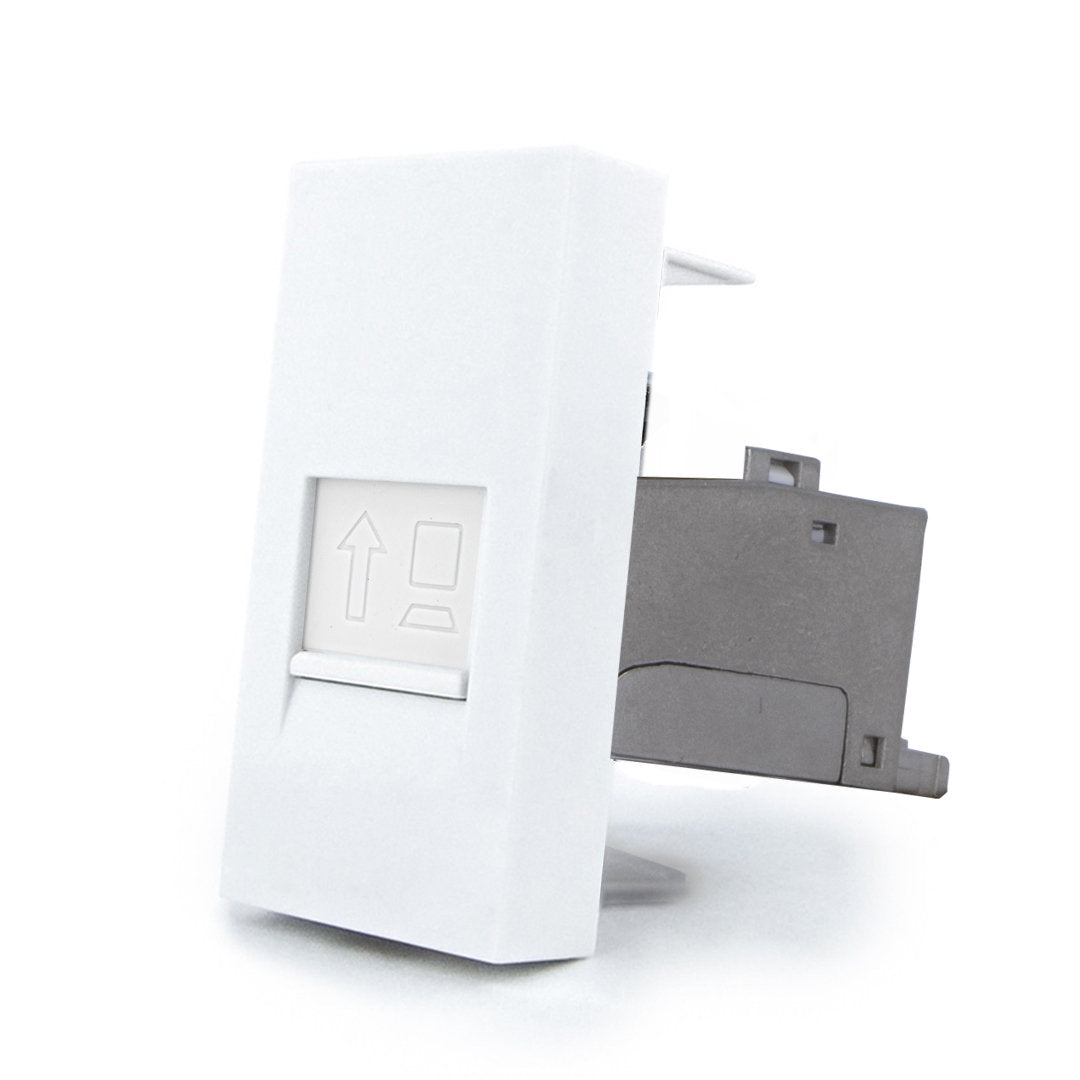 Livolo weißes CAT7 RJ45 LAN-Modul als Enddose