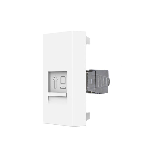 Livolo weißes, halbes CAT8 RJ45 LAN-Modul