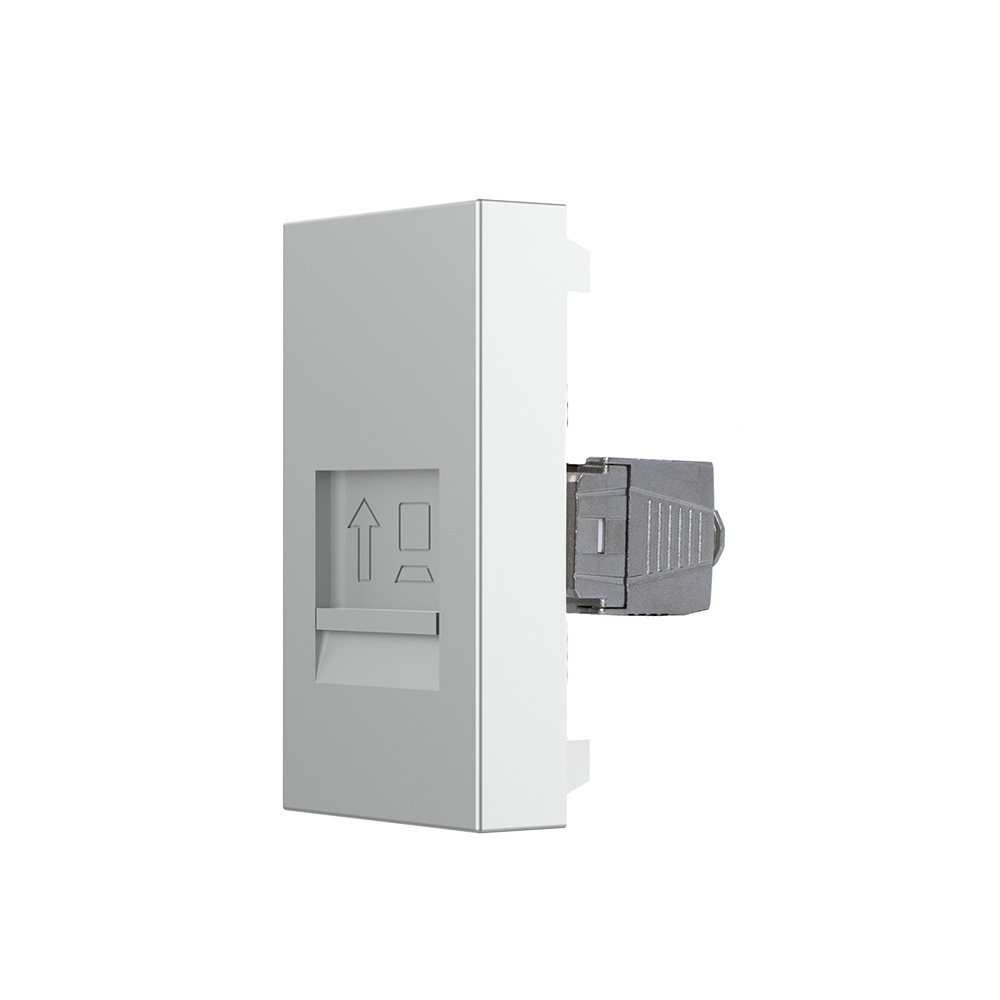 Livolo zweifaches, graues LAN-Modul CAT8 End-Dose