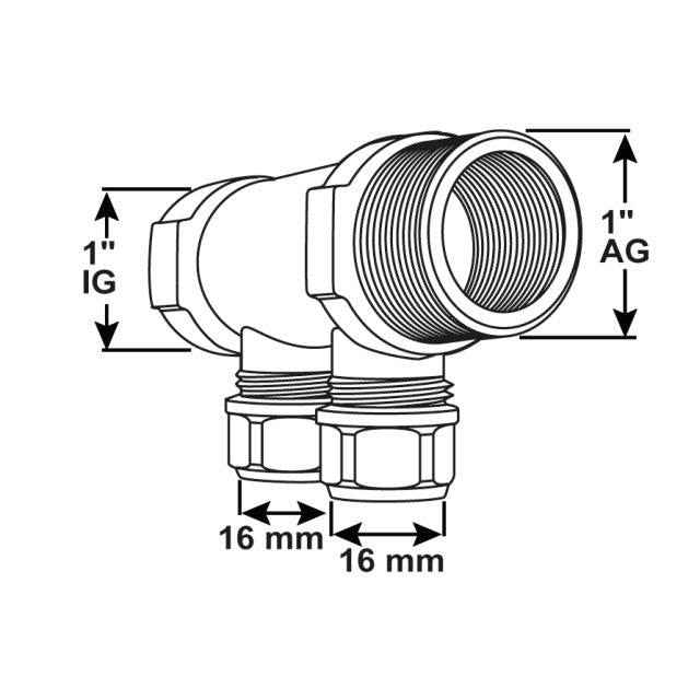 Cornat Schraub-Verteiler komplett