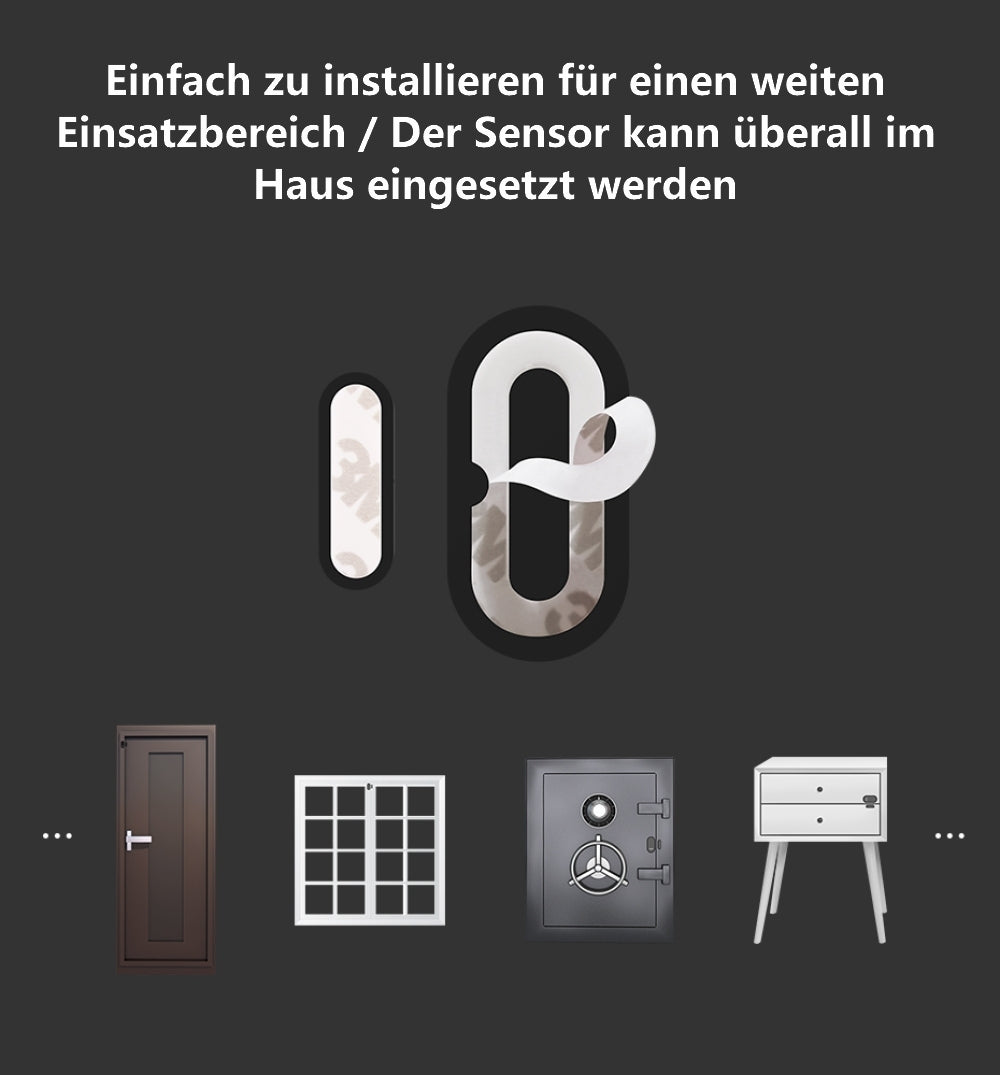 Livolo EC Tür- & Fenster-Sensor in schwarz