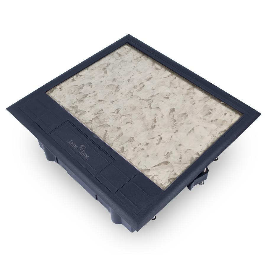 Livolo Kunststoff Bodentank + 4 Steckdosen VDE + 4 Netzwerkdosen
