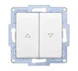 Schuko Steckdose & Schalter Serie Moderna weiss