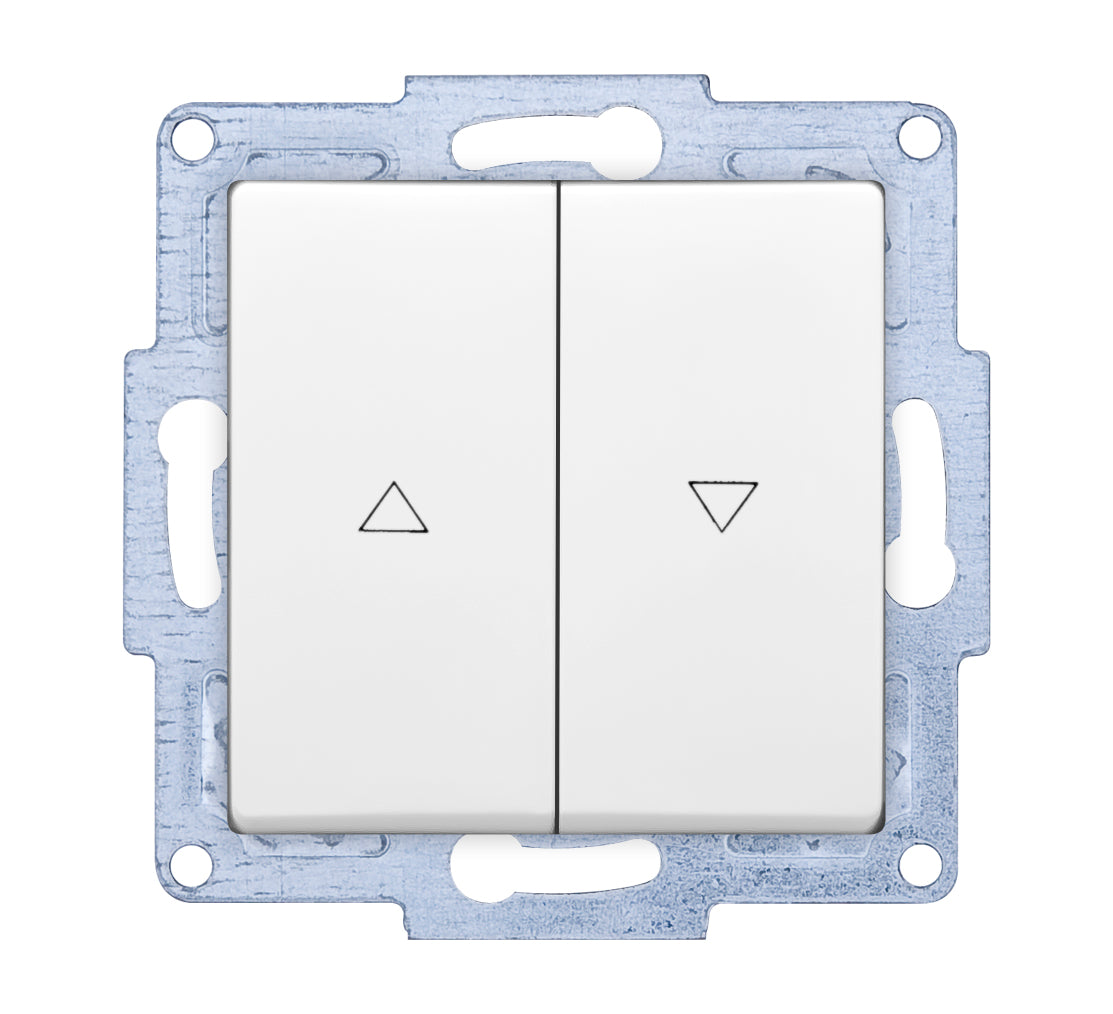 Schuko Steckdose & Schalter Serie Moderna weiss