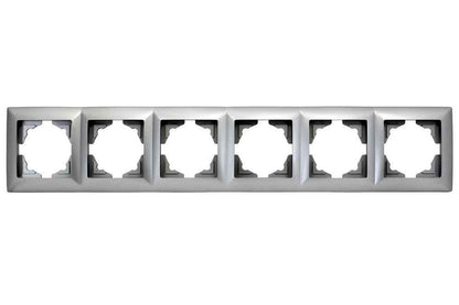 VISAGE Silber UP Schalterprogramme, Steckklemmen-System Schuko Steckdosen, Schalter, usie, Dimmer