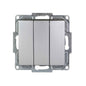 VISAGE Silber UP Schalterprogramme, Steckklemmen-System Schuko Steckdosen, Schalter, usie, Dimmer