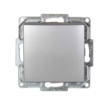 VISAGE Silber UP Schalterprogramme, Steckklemmen-System Schuko Steckdosen, Schalter, usie, Dimmer