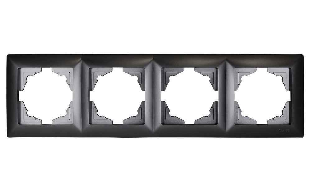 VISAGE Anthrazit-Grau UP Schalterprogramme, Steckklemmen-System Schuko Steckdosen, Schalter, usie, Dimmer