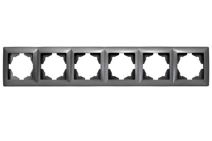 VISAGE Anthrazit-Grau UP Schalterprogramme, Steckklemmen-System Schuko Steckdosen, Schalter, usie, Dimmer