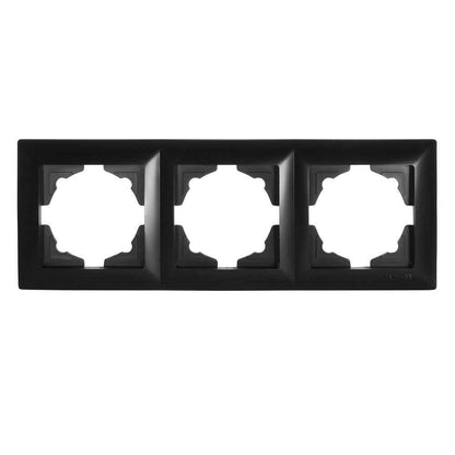 VISAGE Schwarz UP Schalterprogramme, Schuko Steckdosen, Schalter, Taster, Jalousie, Dimmer,