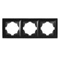 VISAGE Schwarz UP Schalterprogramme, Schuko Steckdosen, Schalter, Taster, Jalousie, Dimmer,