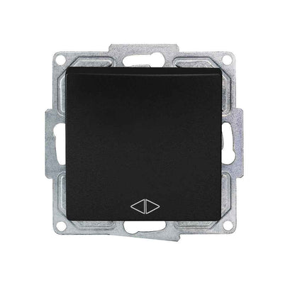 VISAGE Schwarz UP Schalterprogramme, Schuko Steckdosen, Schalter, Taster, Jalousie, Dimmer,
