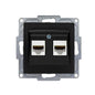 VISAGE Schwarz UP Schalterprogramme, Schuko Steckdosen, Schalter, Taster, Jalousie, Dimmer,