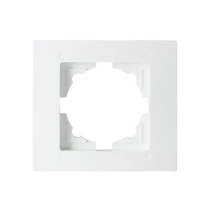 Schuko Steckdose & Schalter Serie Moderna weiss