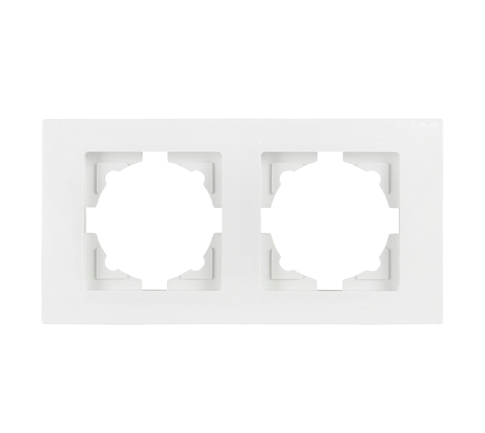 Schuko Steckdose & Schalter Serie Moderna weiss