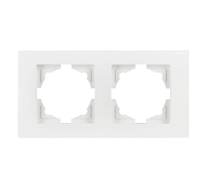 Schuko Steckdose & Schalter Serie Moderna weiss