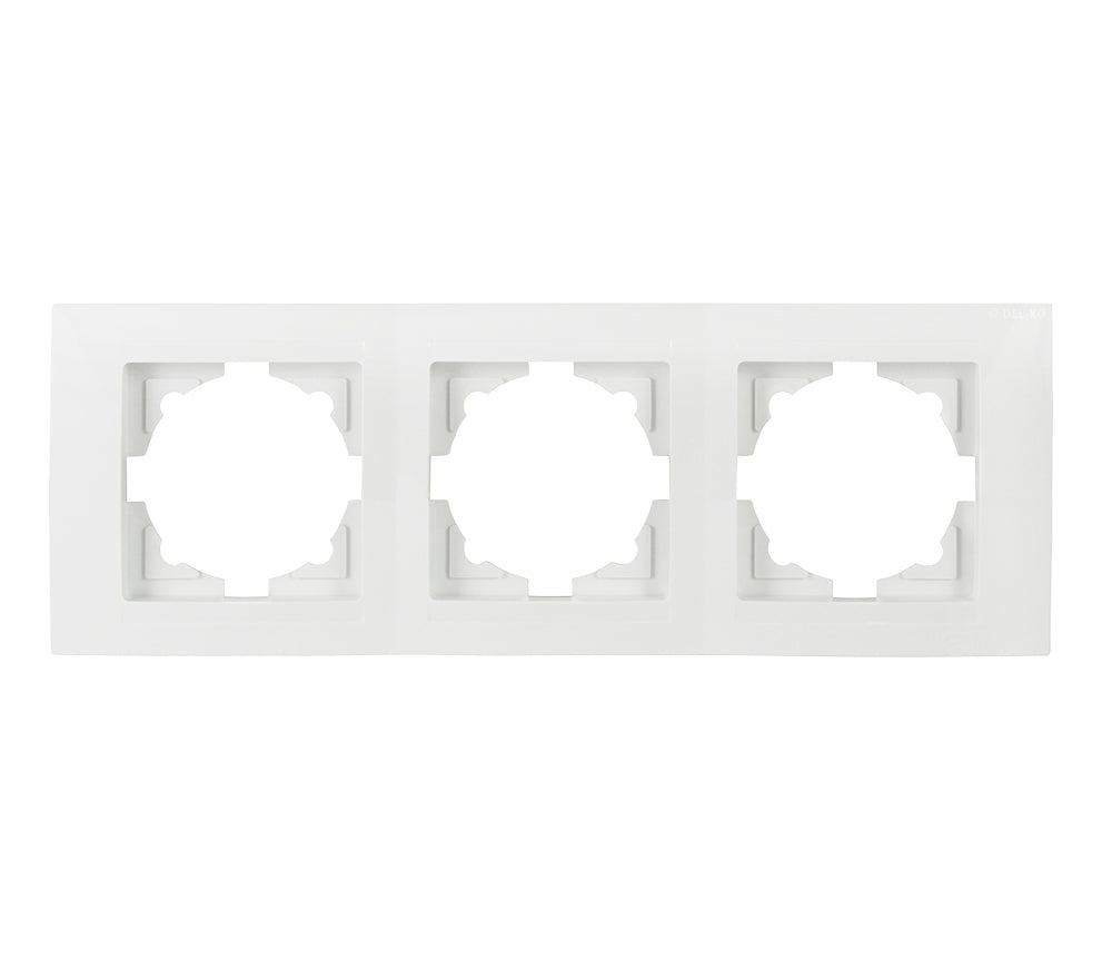 Schuko Steckdose & Schalter Serie Moderna weiss