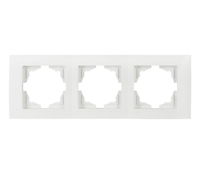 Schuko Steckdose & Schalter Serie Moderna weiss