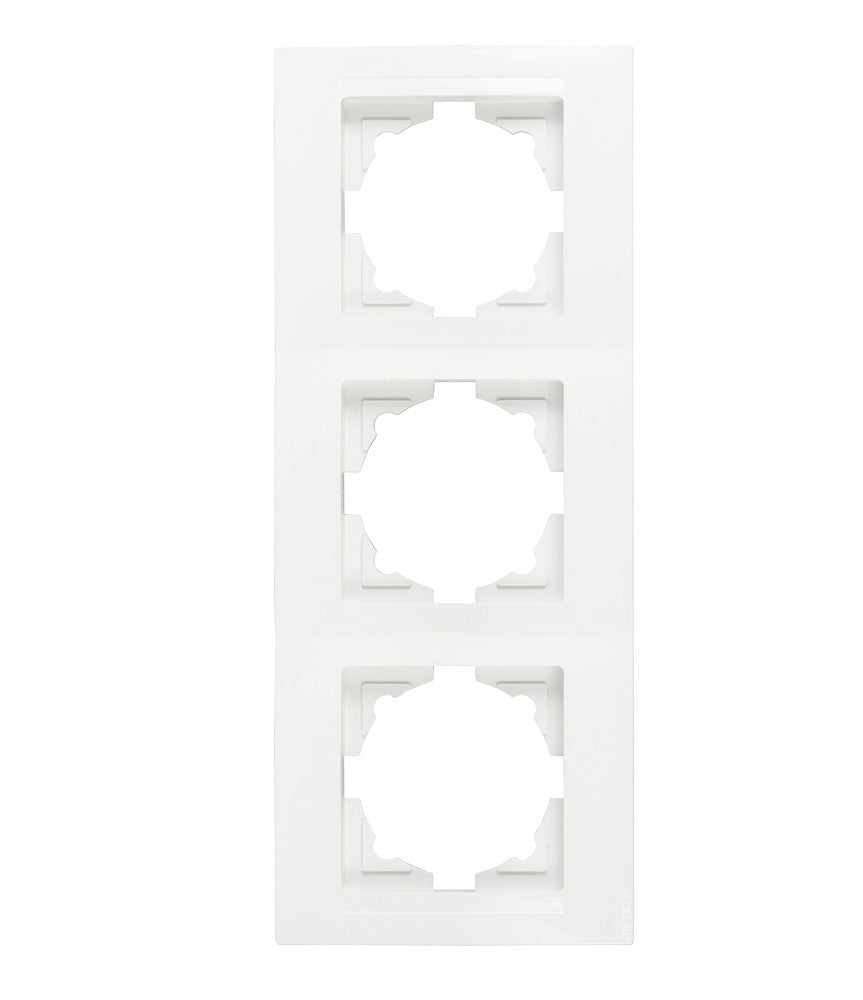 Schuko Steckdose & Schalter Serie Moderna weiss
