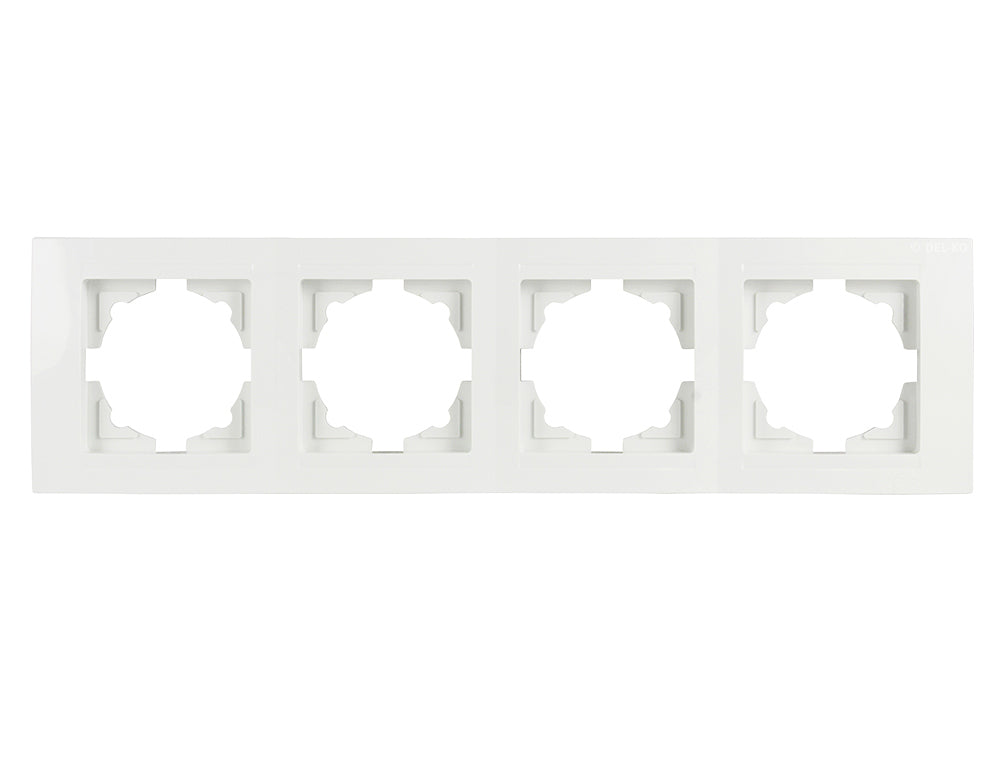 Schuko Steckdose & Schalter Serie Moderna weiss