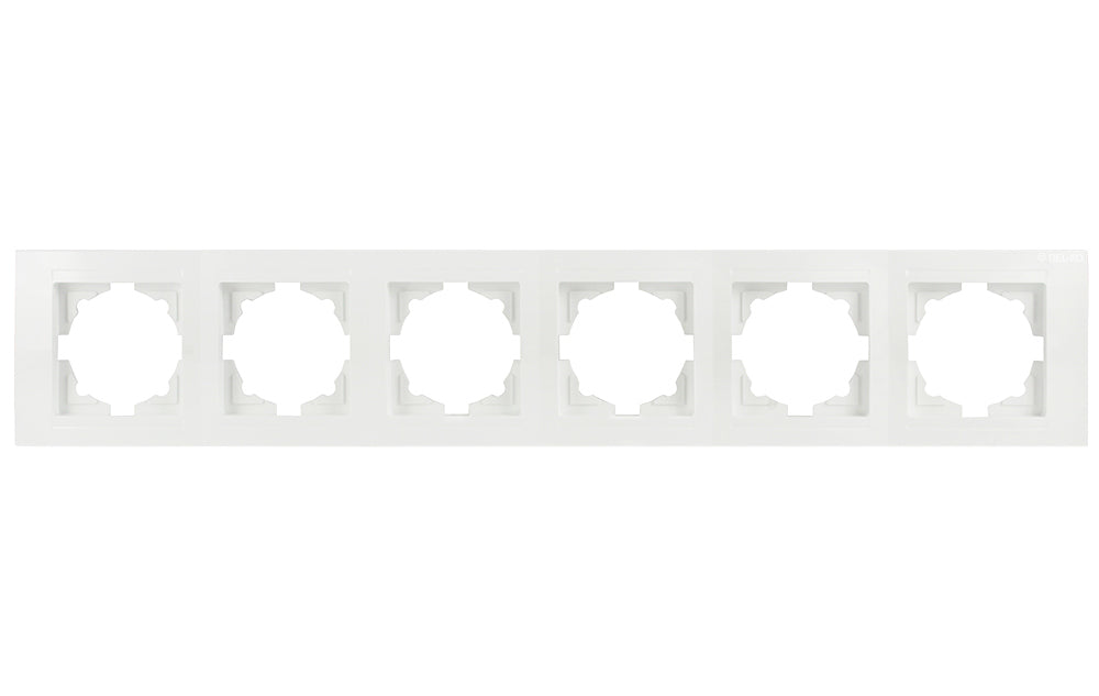 Schuko Steckdose & Schalter Serie Moderna weiss