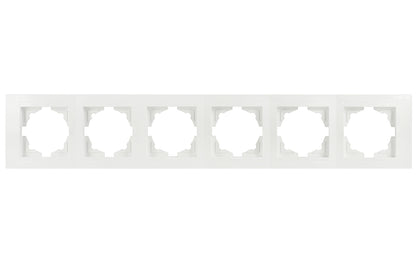 Schuko Steckdose & Schalter Serie Moderna weiss