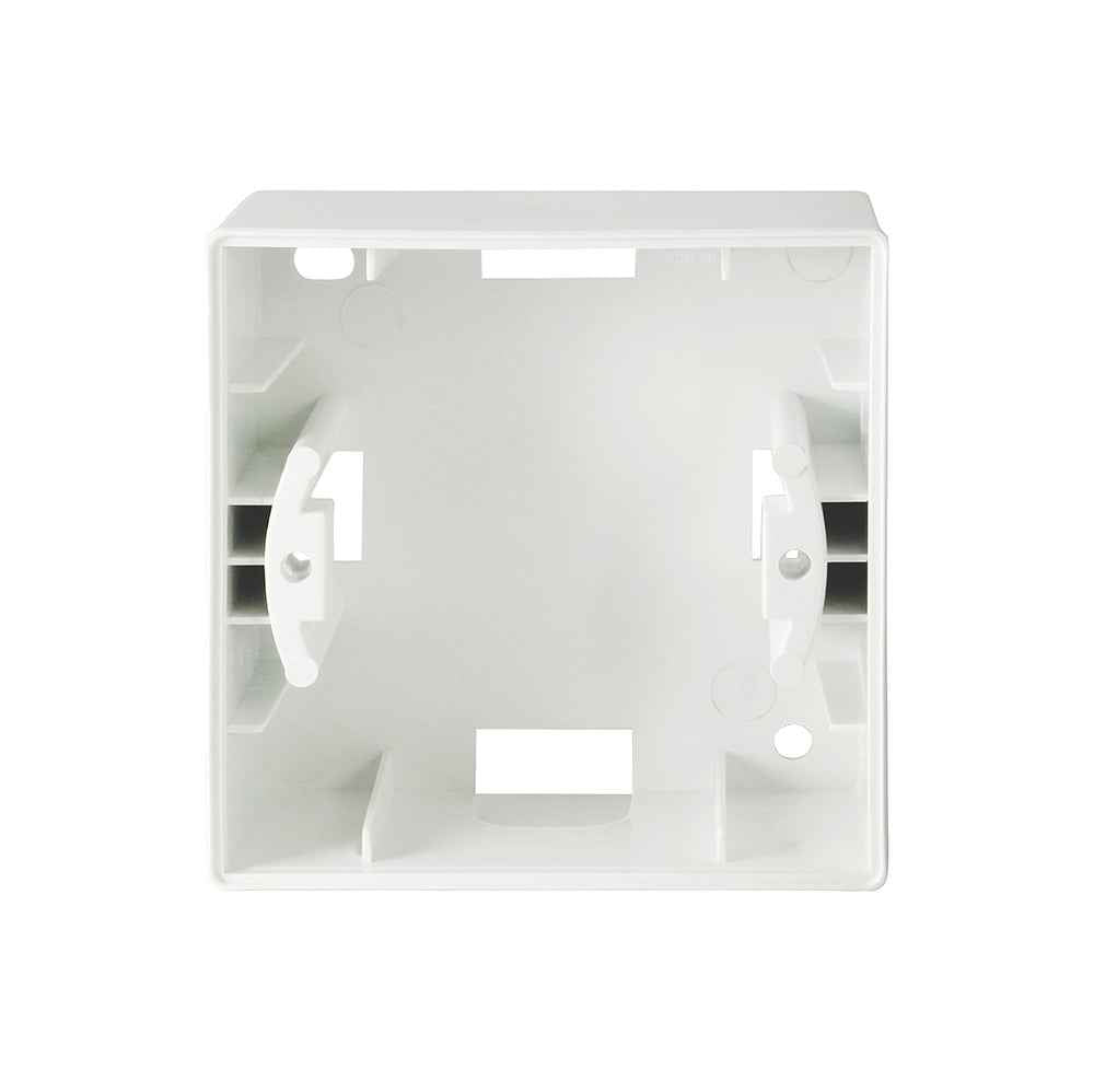 Schuko Steckdose & Schalter Serie Moderna weiss