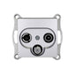 VISAGE Silber UP Schalterprogramme, Steckklemmen-System Schuko Steckdosen, Schalter, usie, Dimmer