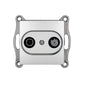 VISAGE Silber UP Schalterprogramme, Steckklemmen-System Schuko Steckdosen, Schalter, usie, Dimmer