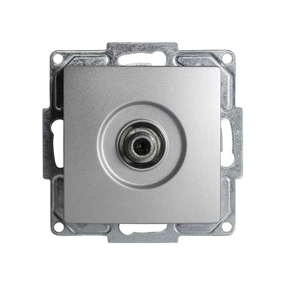 VISAGE Silber UP Schalterprogramme, Steckklemmen-System Schuko Steckdosen, Schalter, usie, Dimmer