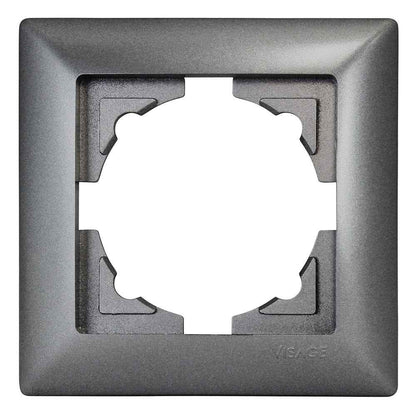 VISAGE Anthrazit-Grau UP Schalterprogramme, Steckklemmen-System Schuko Steckdosen, Schalter, usie, Dimmer