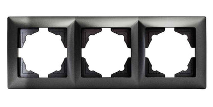 VISAGE Anthrazit-Grau UP Schalterprogramme, Steckklemmen-System Schuko Steckdosen, Schalter, usie, Dimmer