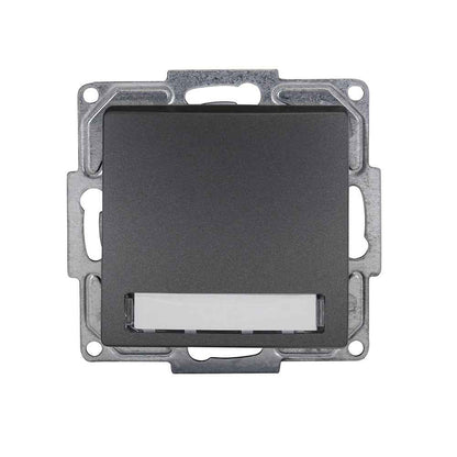 VISAGE Anthrazit-Grau UP Schalterprogramme, Steckklemmen-System Schuko Steckdosen, Schalter, usie, Dimmer