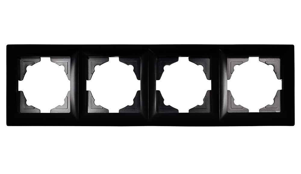 VISAGE Schwarz UP Schalterprogramme, Schuko Steckdosen, Schalter, Taster, Jalousie, Dimmer,